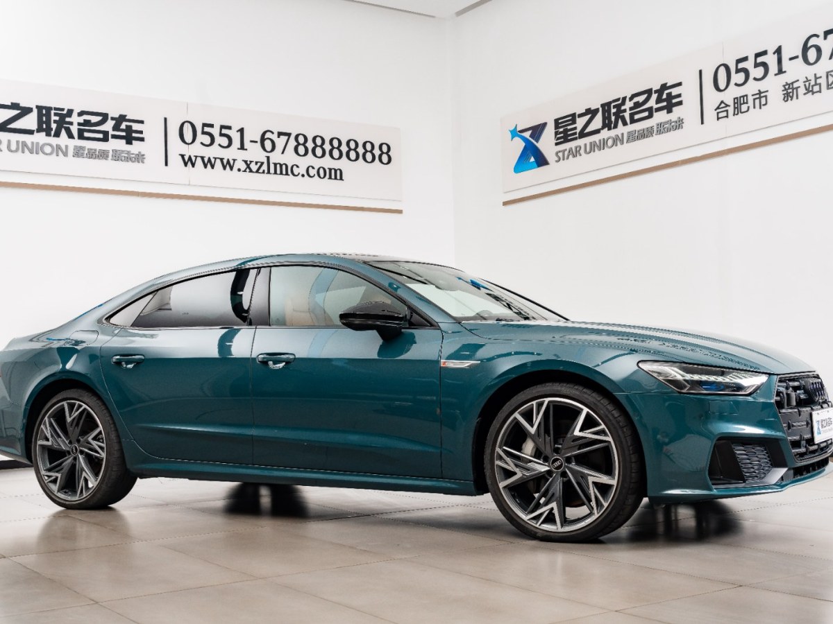 2021年10月奧迪 奧迪A7L  2022款 55 TFSI quattro S-line edition one先行版