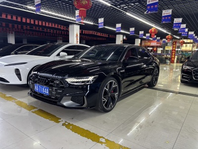 2024年8月 奧迪 奧迪A7L 45 TFSI quattro S-line 黑武士版圖片