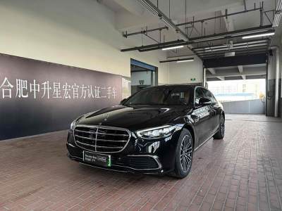 2023年8月 奔馳 奔馳S級新能源(進口) 改款 S 450 e L 插電式混合動力轎車圖片