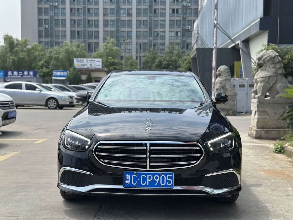 奔馳 奔馳E級  2021款 改款 E 300 L 時尚型圖片