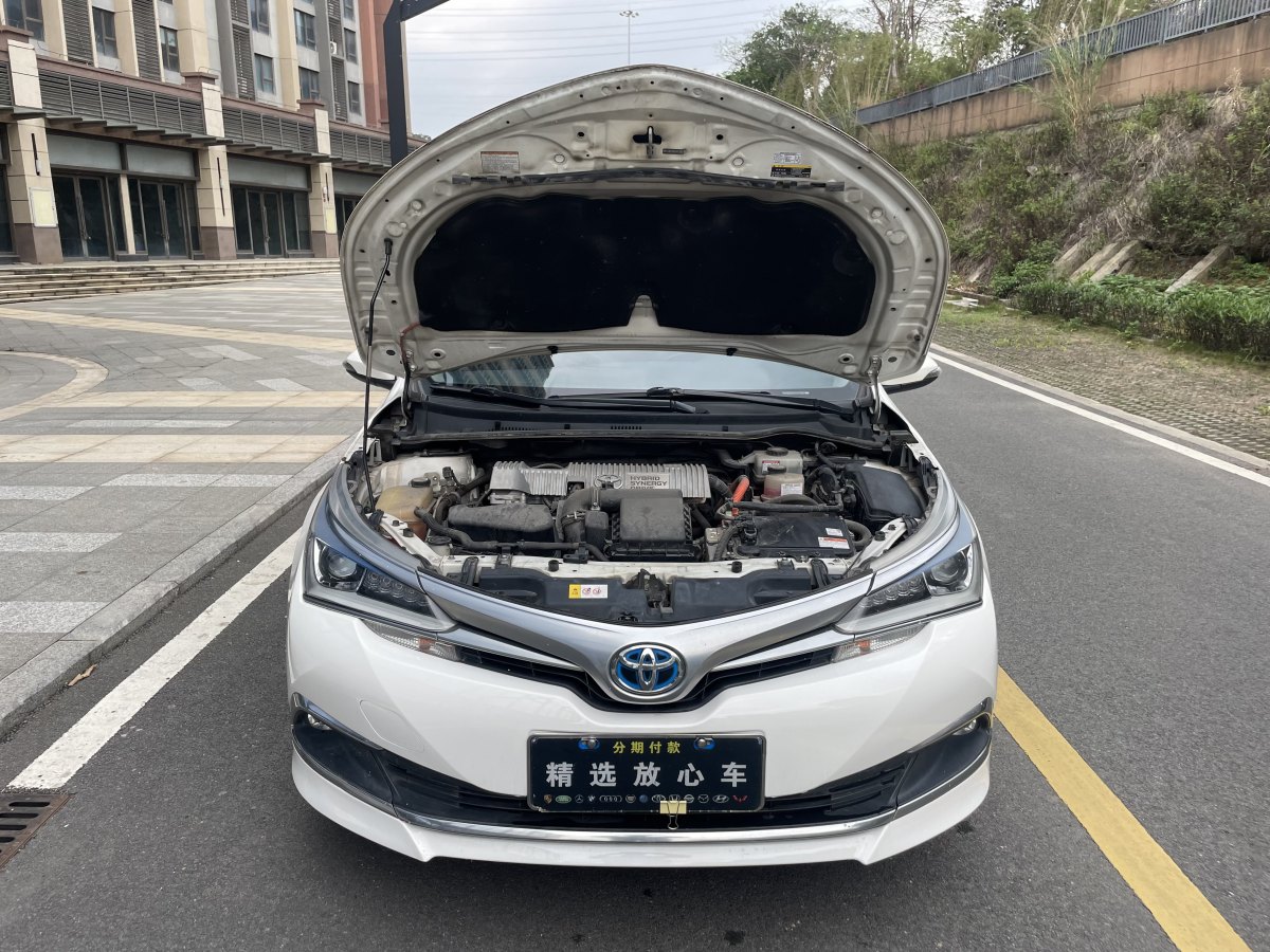 2018年11月丰田 卡罗拉  2018款 双擎 1.8L E-CVT智尚版