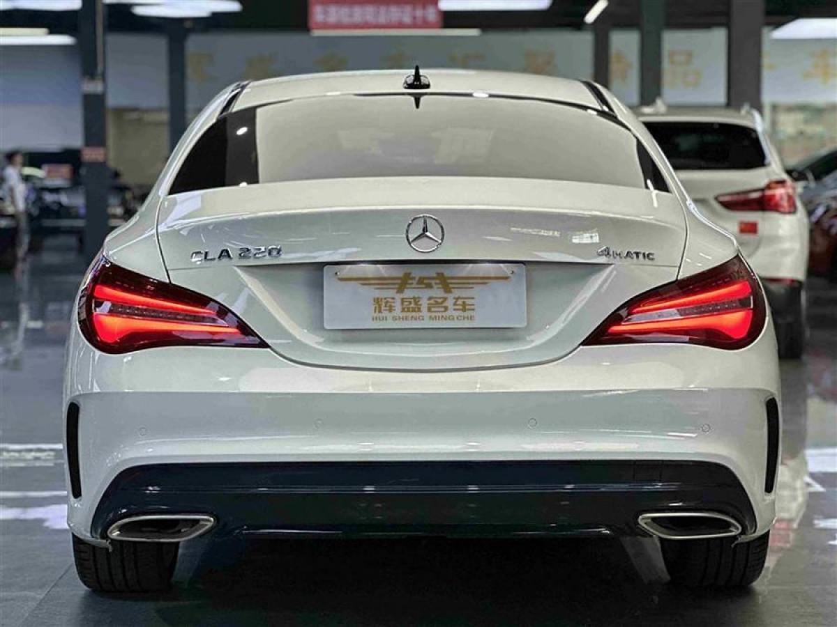 2018年6月奔馳 奔馳CLA級  2018款 CLA 220 4MATIC