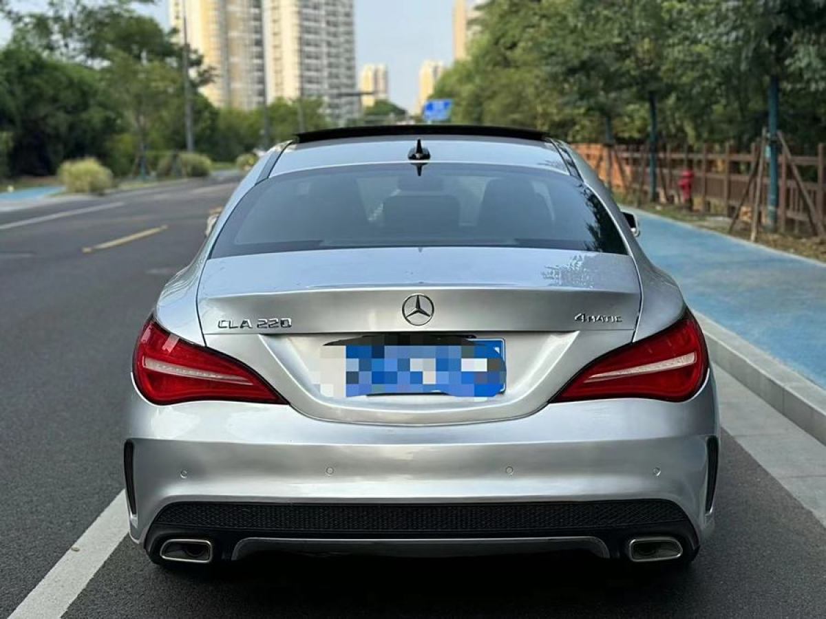 2016年10月奔馳 奔馳CLA級  2015款 CLA 220 4MATIC