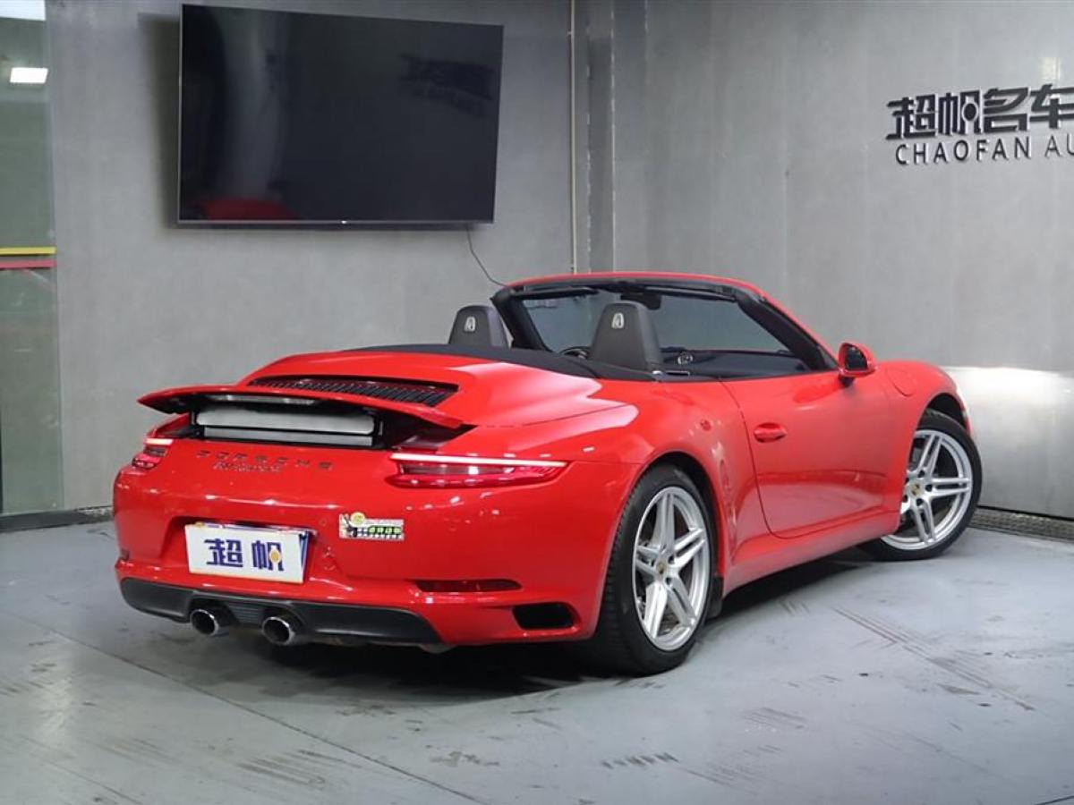 保時捷 911  2016款 Carrera Cabriolet 3.0T圖片