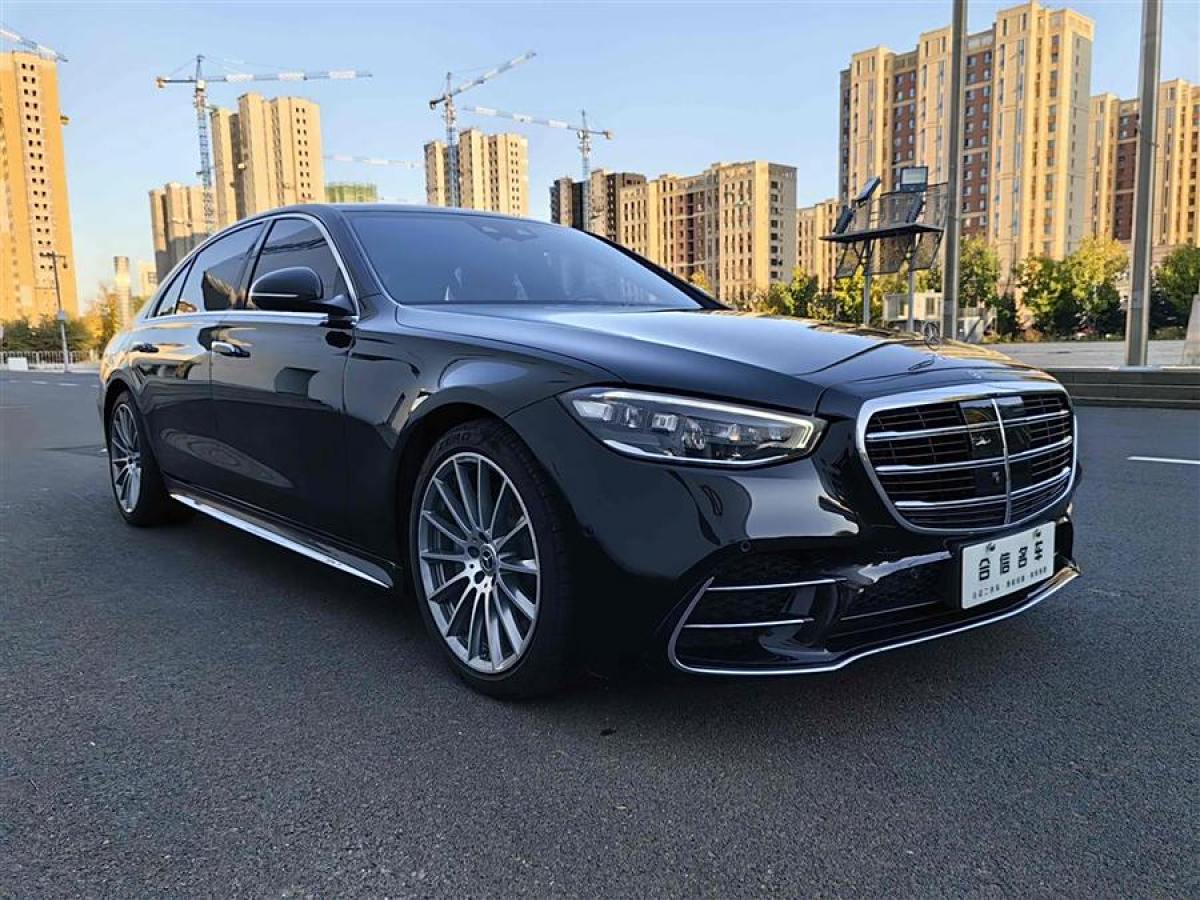 2022年8月奔馳 奔馳S級(jí)  2022款 改款 S 450 L 4MATIC