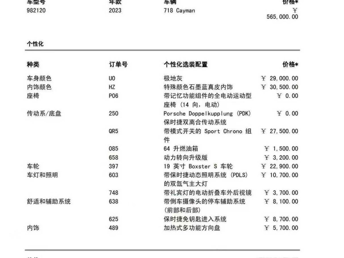 保時(shí)捷 Cayman 圖片