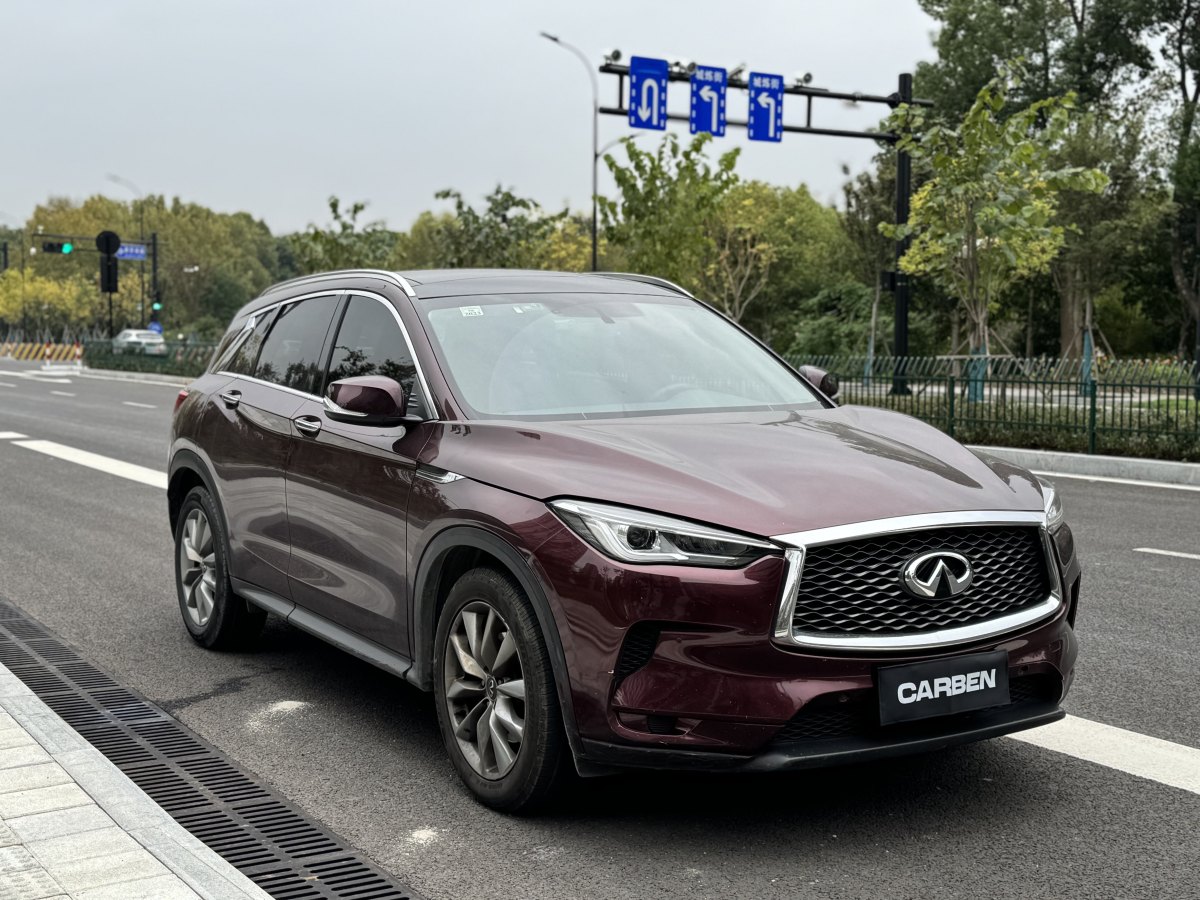 2021年1月英菲尼迪 QX50  2018款 QX50 2.0T CVT兩驅(qū)時尚版