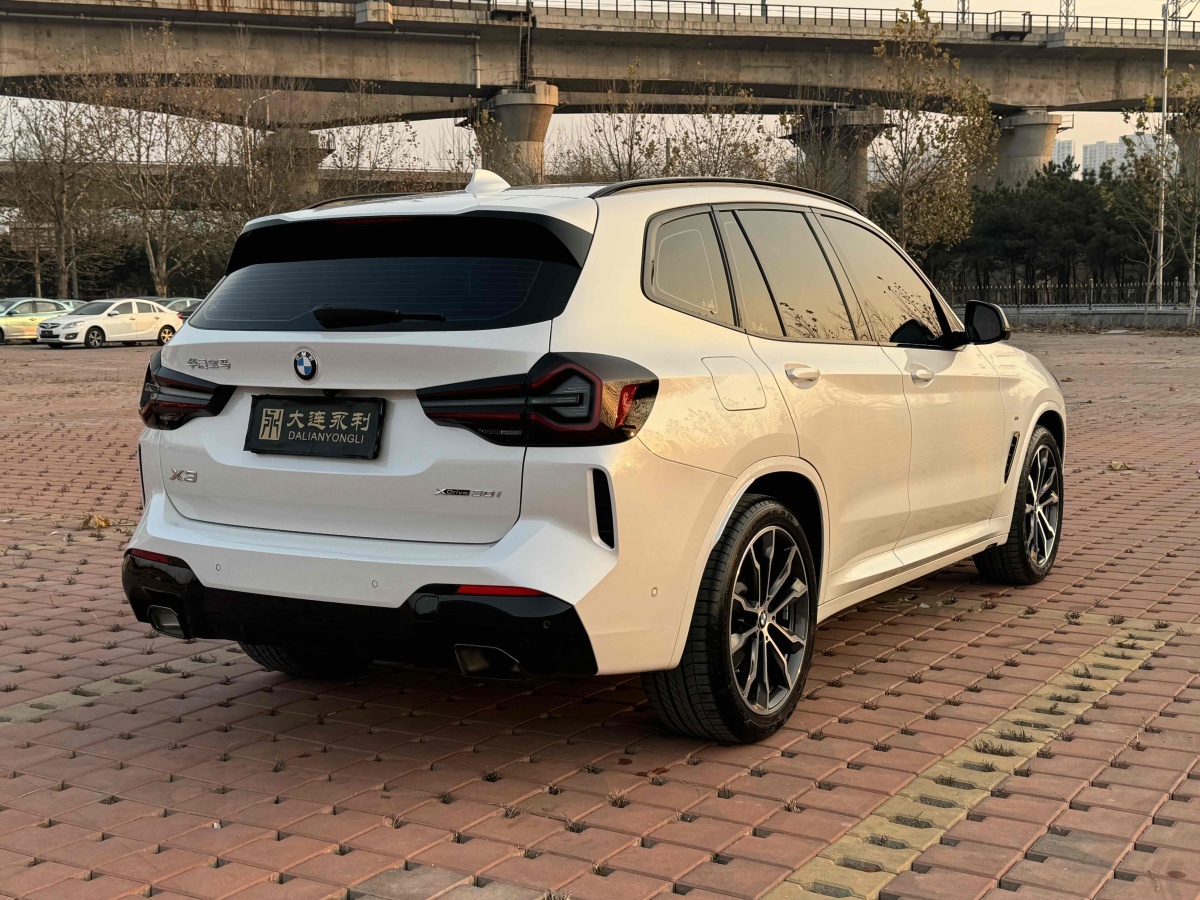 寶馬 寶馬X3  2022款 改款 xDrive30i 領(lǐng)先型 M曜夜套裝圖片