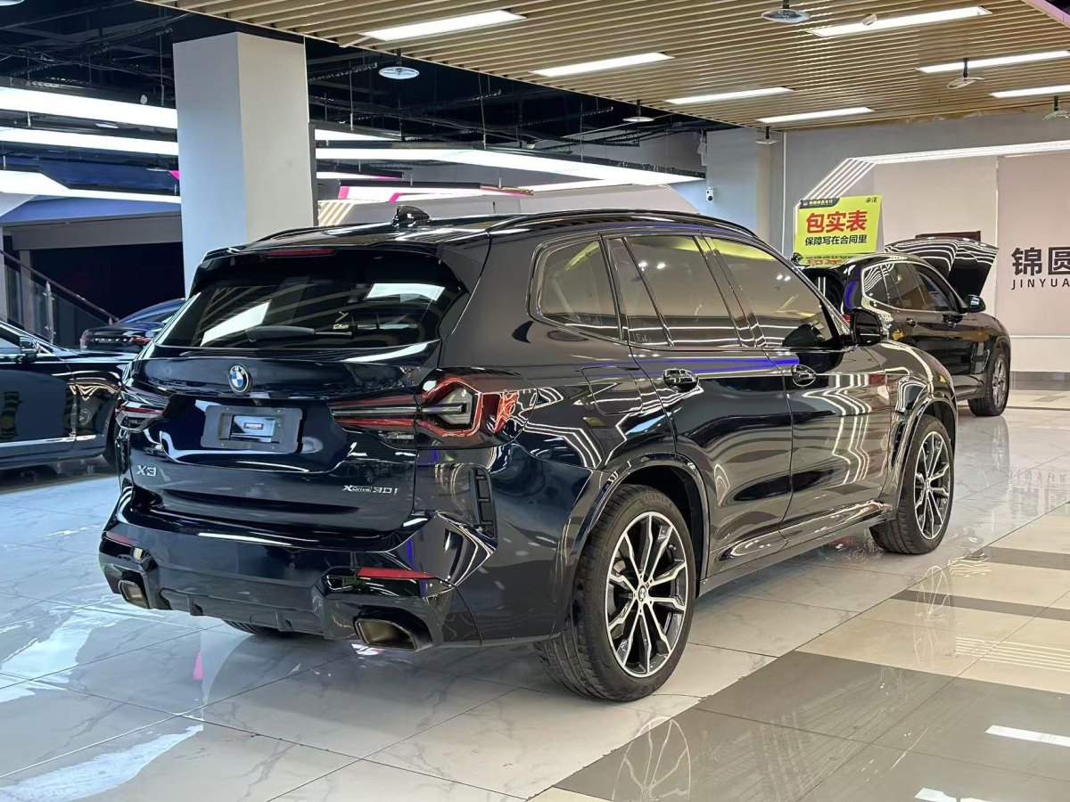 寶馬 寶馬X3  2022款 xDrive30i 領(lǐng)先型 M曜夜套裝圖片