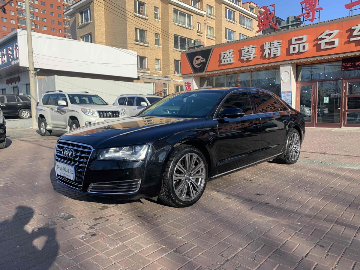 奧迪 奧迪a8 2013款 a8l 45 tfsi quattro舒適型 黑色 手動擋對價格