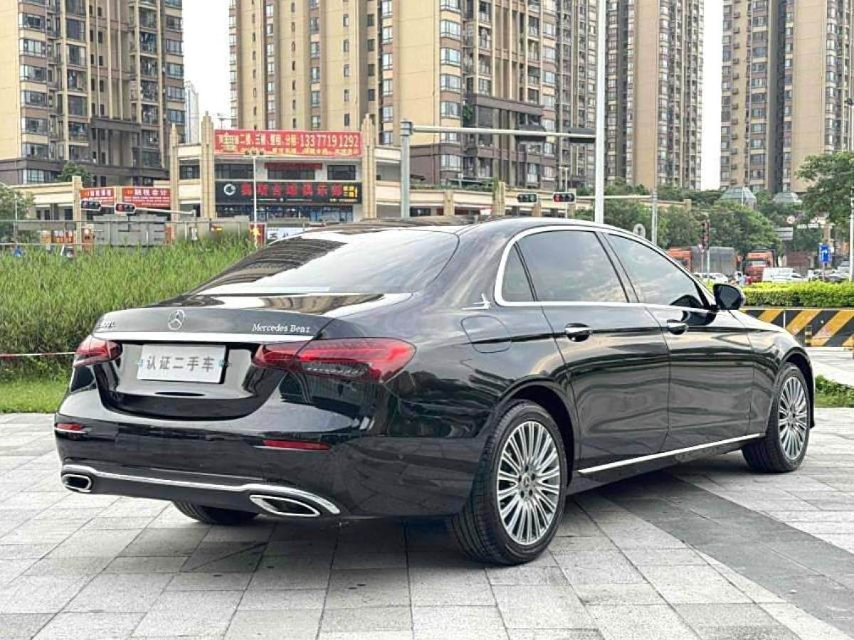 奔馳 奔馳E級(jí)  2022款 改款 E 300 L 豪華型圖片