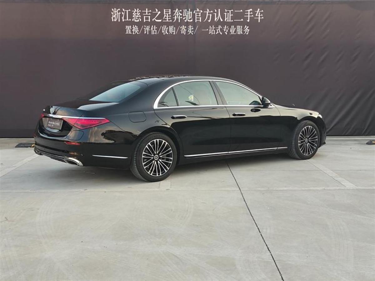 奔馳 奔馳S級新能源  2023款 改款 S 450 e L 插電式混合動力轎車圖片