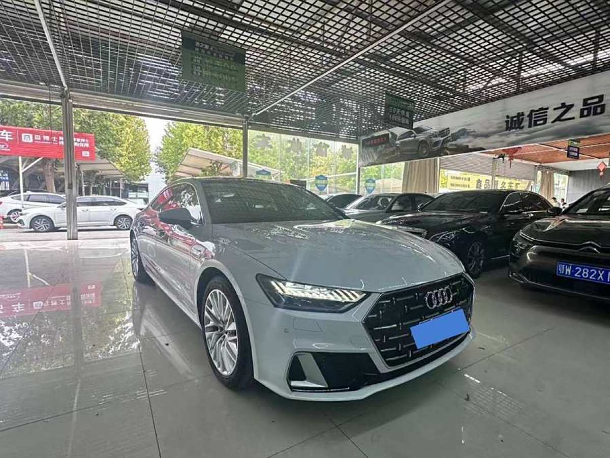 奧迪 奧迪A7L  2022款 45 TFSI quattro S-line 風(fēng)騎士圖片