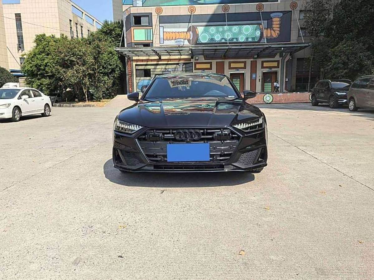 奧迪 奧迪A7L  2023款 45 TFSI quattro S-line 黑武士版圖片