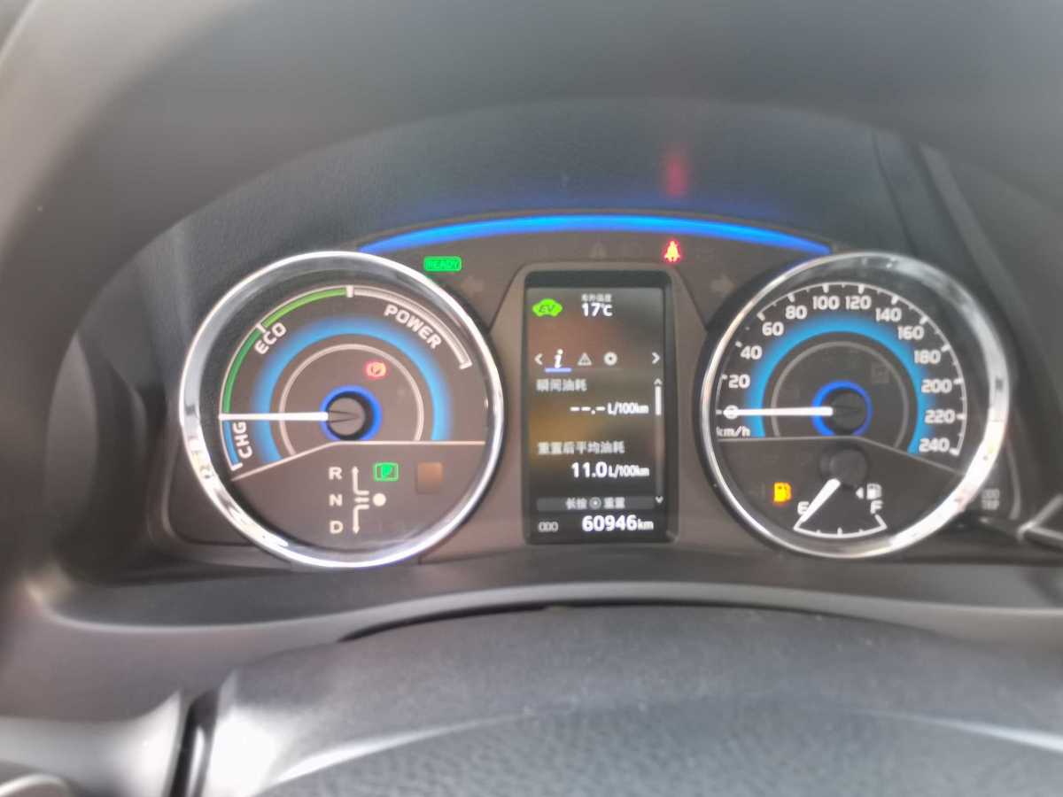 2019年4月丰田 卡罗拉  2017款 改款双擎 1.8L E-CVT领先版