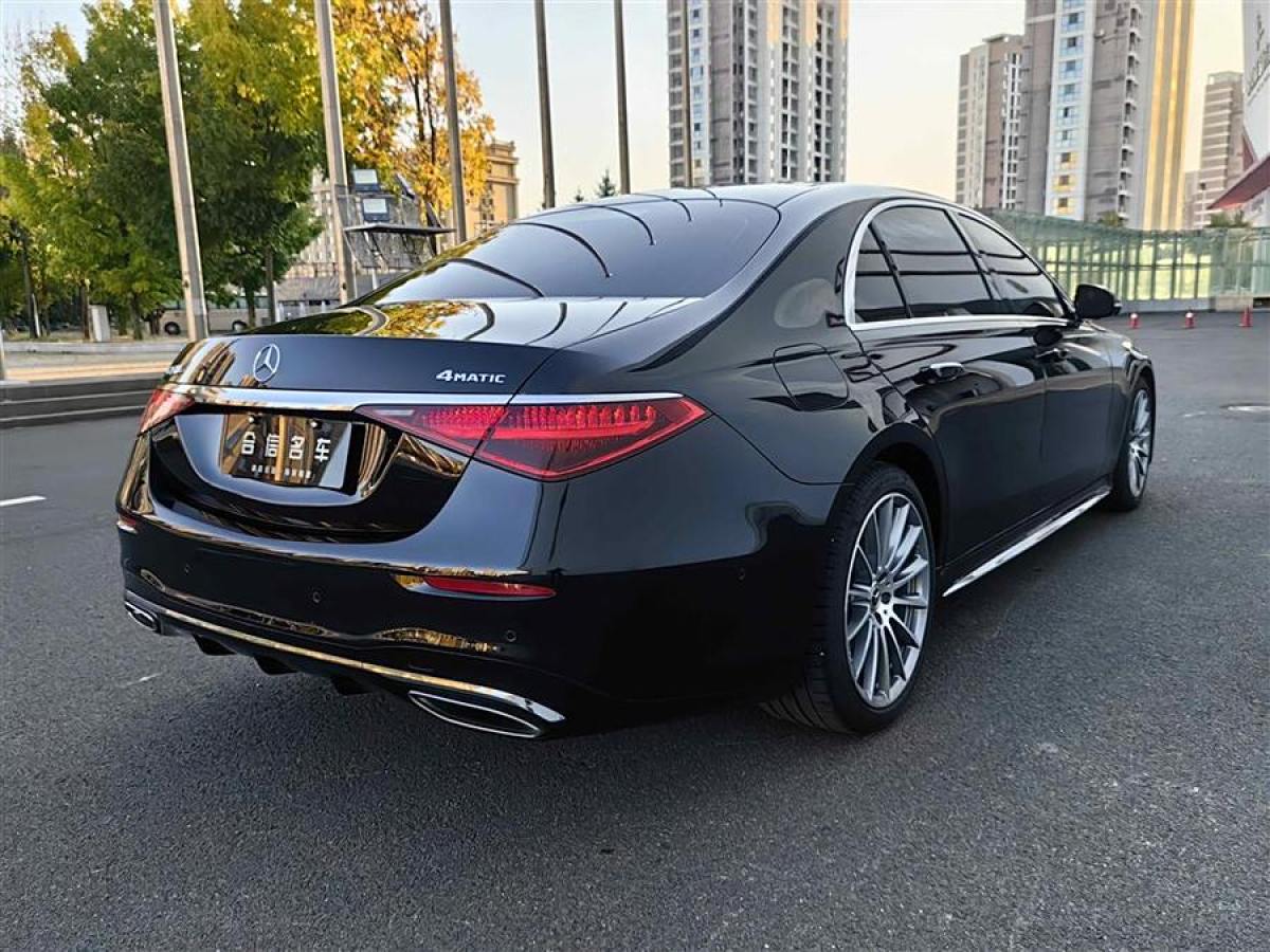 2022年8月奔馳 奔馳S級(jí)  2022款 改款 S 450 L 4MATIC