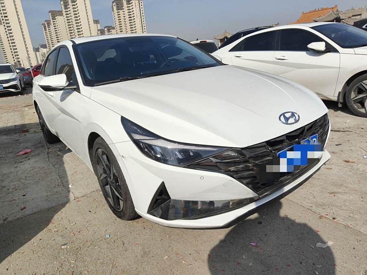 2023年7月現(xiàn)代 伊蘭特  2023款 1.5L CVT GLX精英版