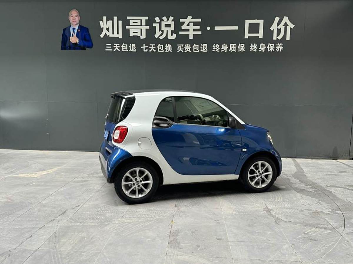 2017年5月smart fortwo  2015款 1.0L 52千瓦硬頂靈動版