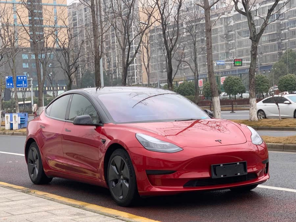 特斯拉 Model 3  2021款 改款 標(biāo)準(zhǔn)續(xù)航后驅(qū)升級版圖片