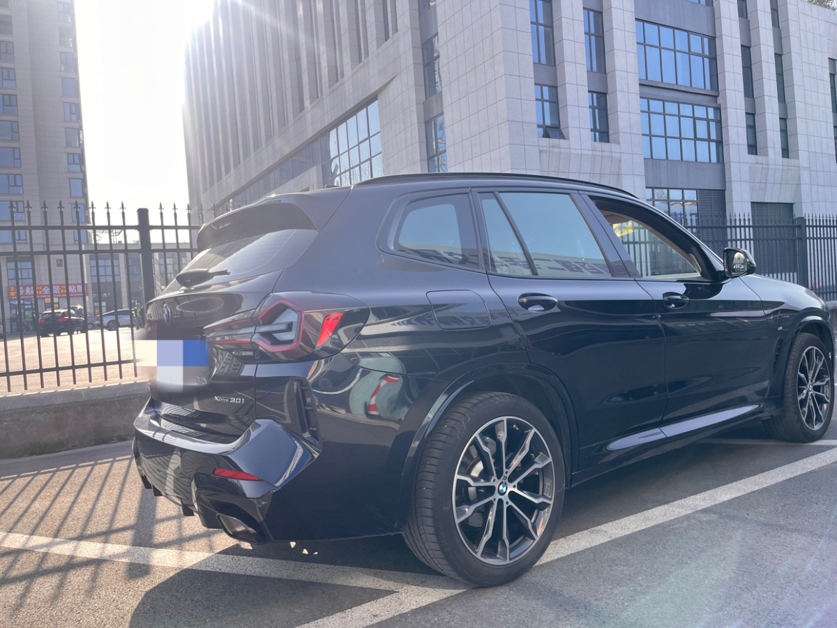 寶馬 寶馬X3  2022款 改款 xDrive30i 領(lǐng)先型 M曜夜套裝圖片