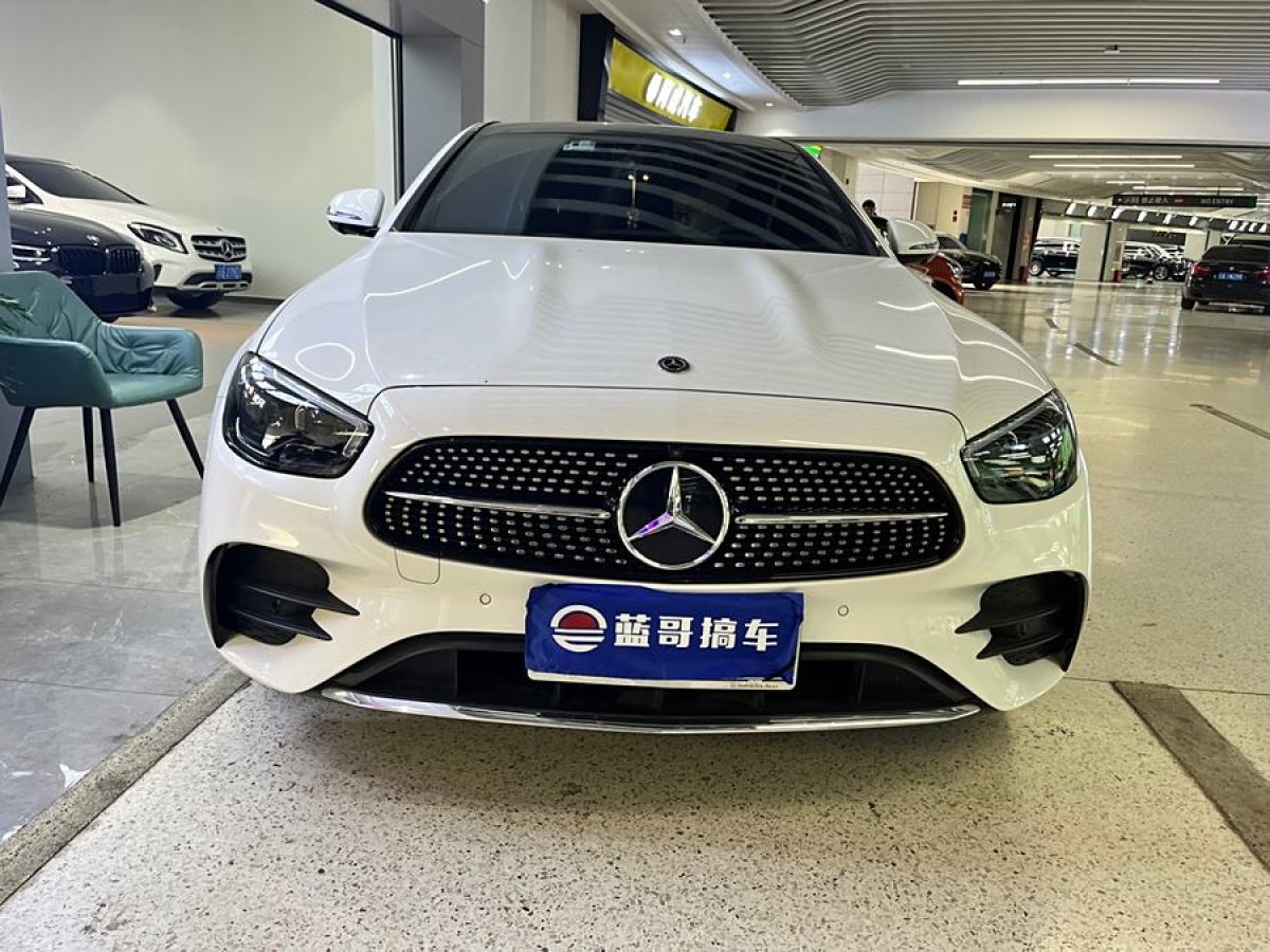 奔馳 奔馳E級(jí)  2021款 改款 E 300 L 尊貴型圖片