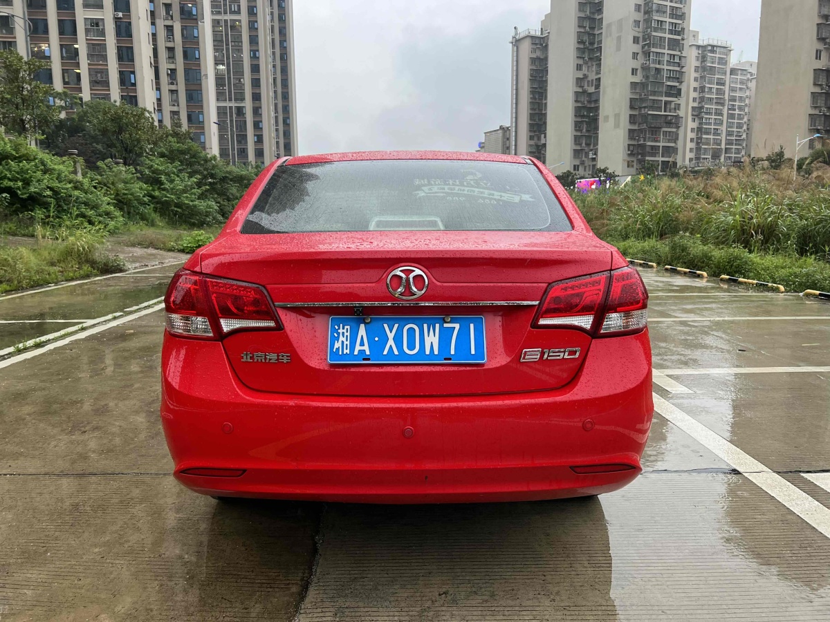 2015年7月北京 北京汽车E系列  2013款 三厢 1.5L 自动乐天版