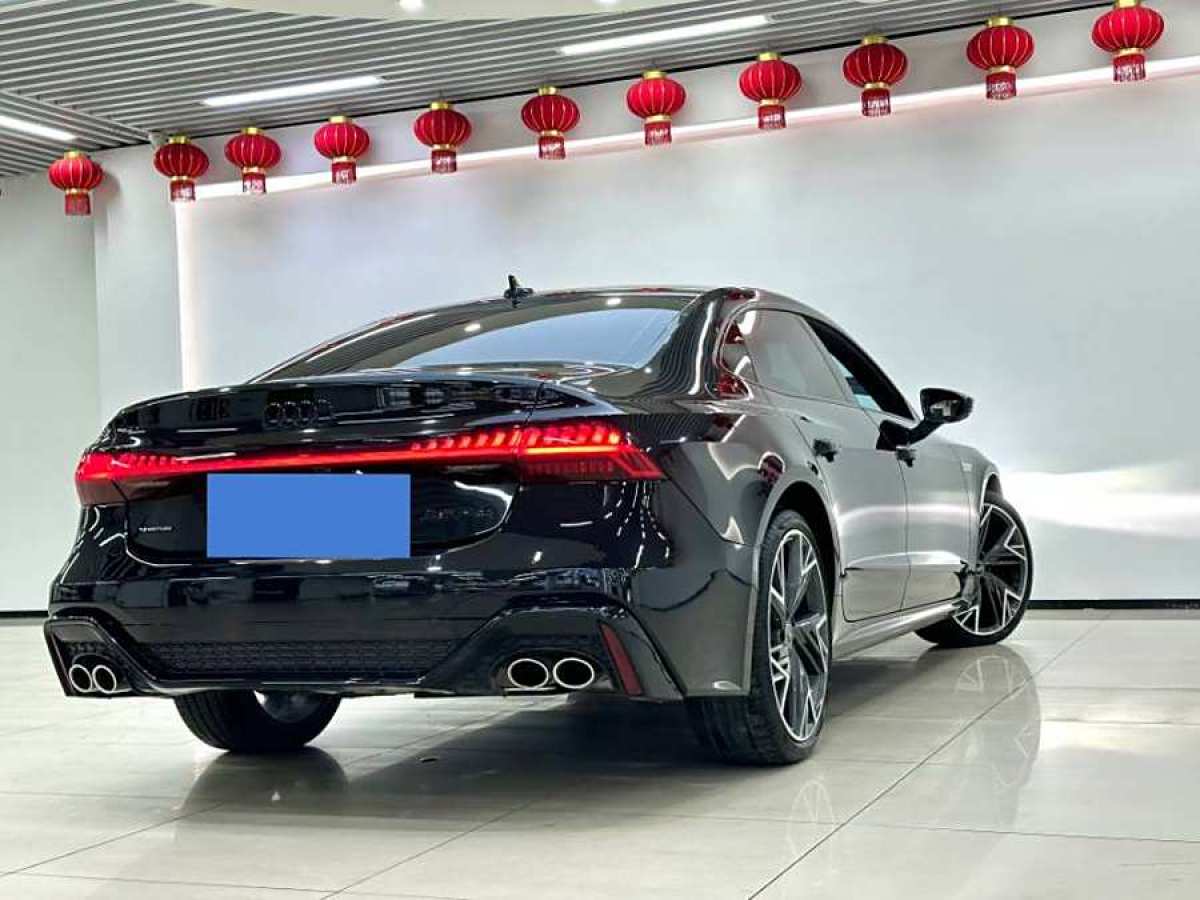 奧迪 奧迪A7L  2023款 45 TFSI quattro S-line 黑武士版圖片