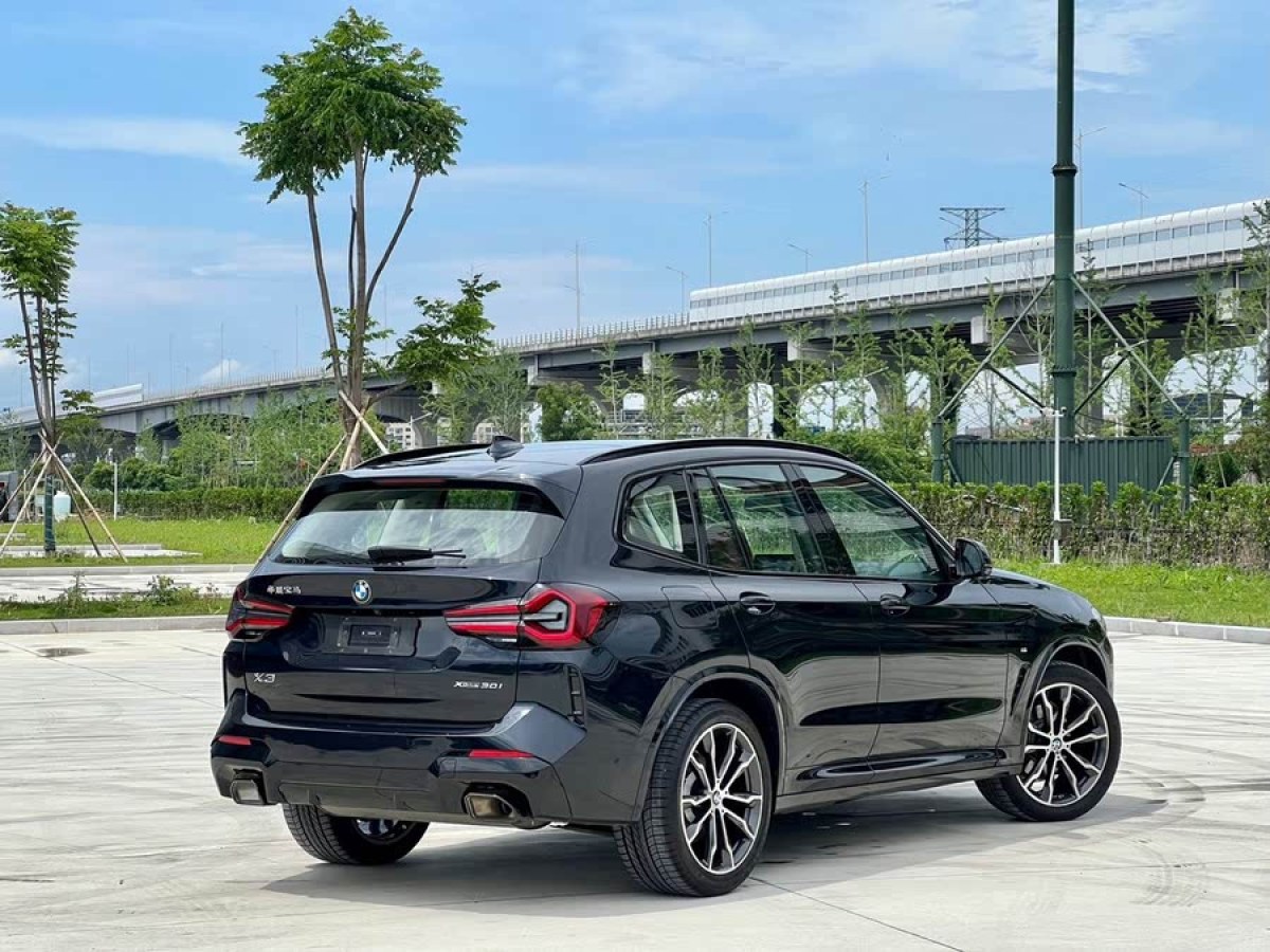寶馬 寶馬X3  2023款 改款 xDrive30i 領(lǐng)先型 M曜夜套裝圖片