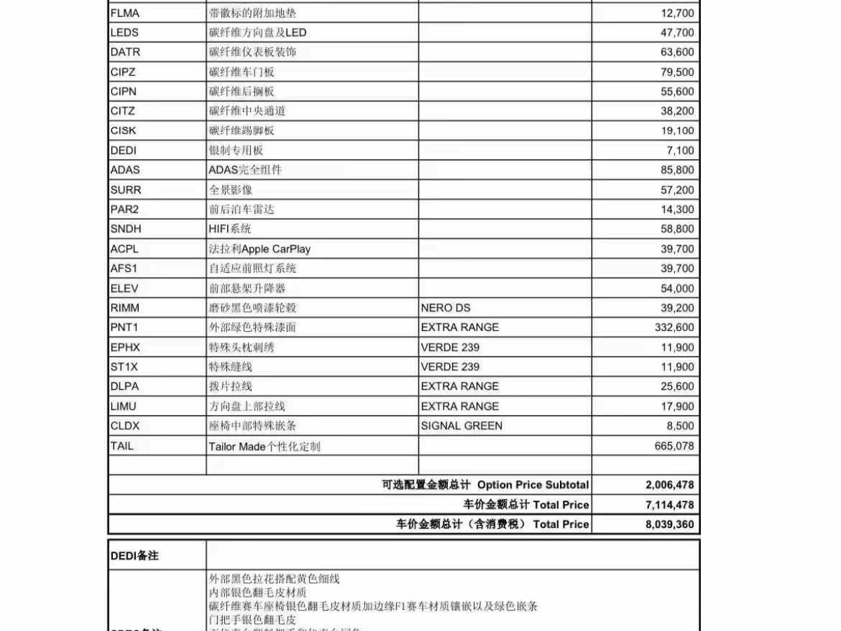 法拉利 法拉利12Cilindri  2024款 6.5L Coupe圖片