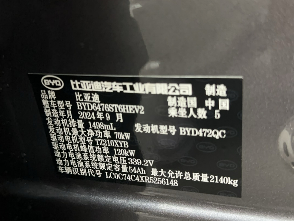 比亞迪 宋Pro新能源  2025款 DM-i 115KM卓越型圖片