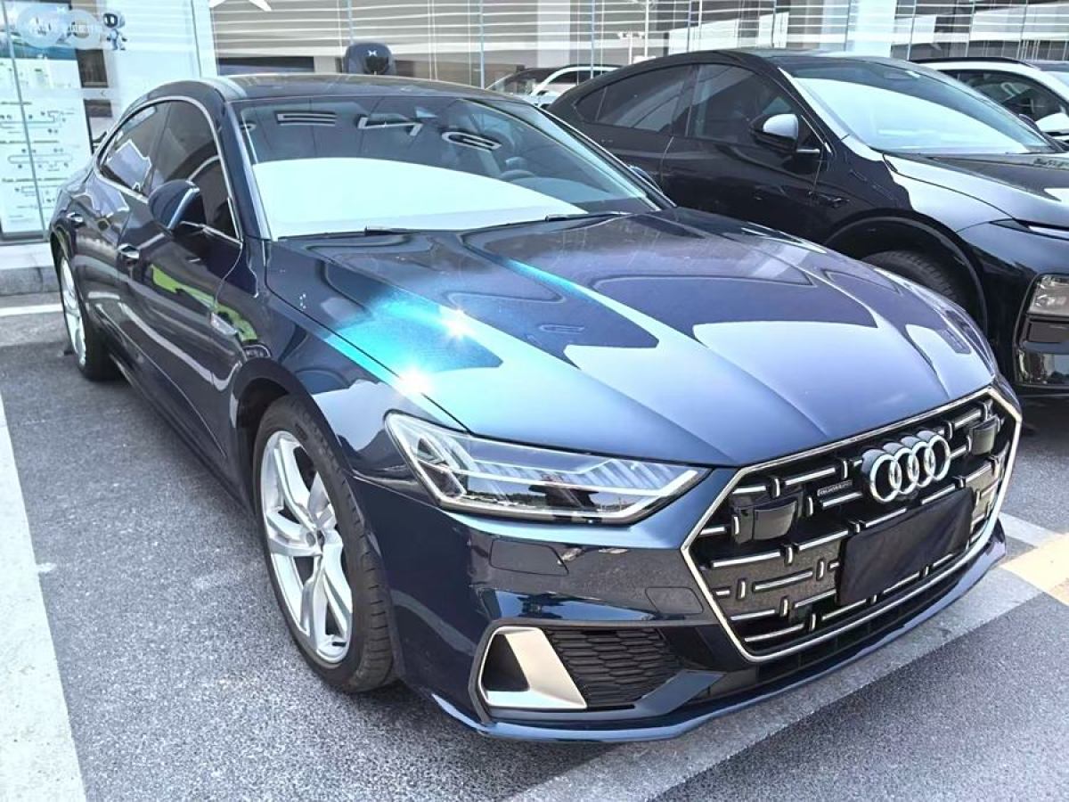 奧迪 奧迪A7L  2023款 45 TFSI quattro S-line 黑武士版圖片