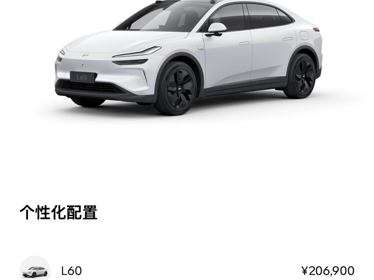 蔚來(lái) 樂(lè)道L60  2024款 60kwh 后驅(qū)版圖片