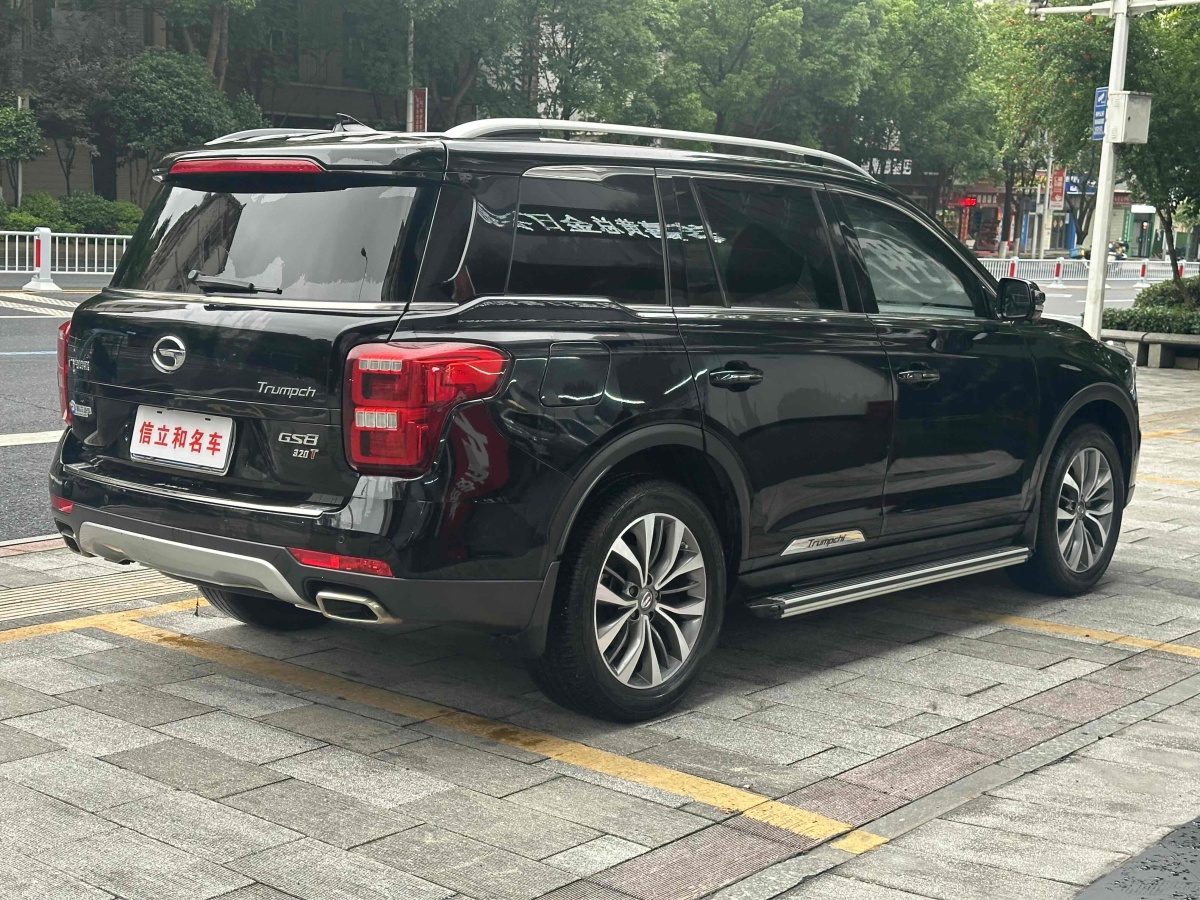 2019年4月广汽传祺 GS8  2017款 320T 两驱豪华智联版