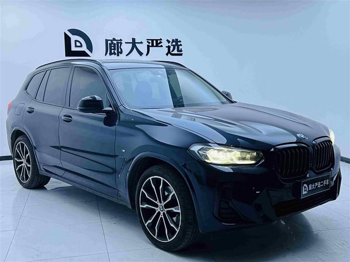 寶馬 寶馬X3  2022款 xDrive30i 領(lǐng)先型 M曜夜套裝圖片