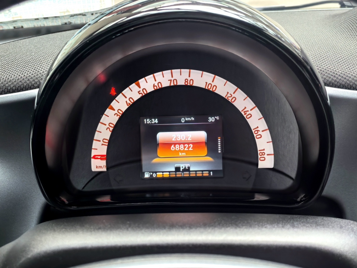 2019年8月smart fortwo  2019款 0.9T 66千瓦硬頂風(fēng)擎版 國(guó)VI