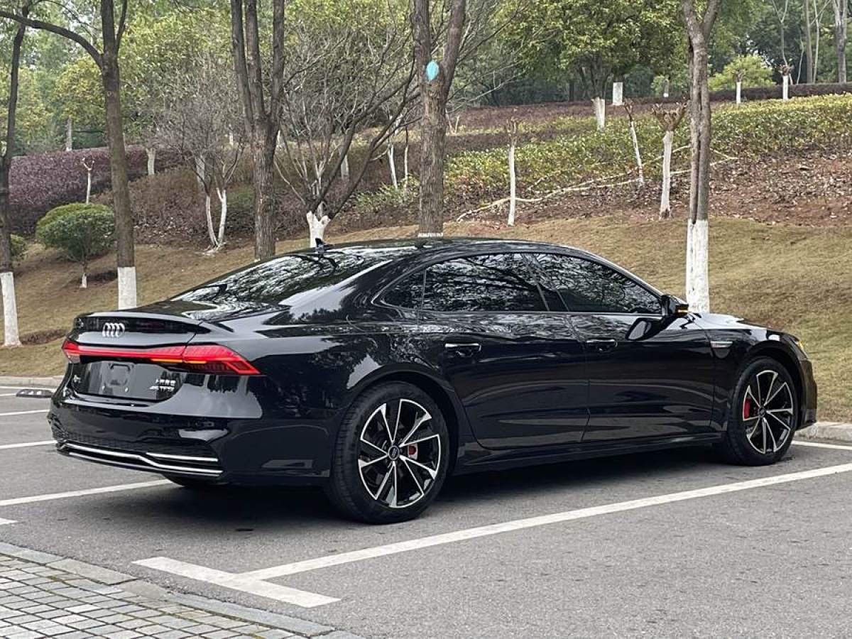 奧迪 奧迪A7L  2024款 45TFSI S-line 筑夢型 流晶套裝圖片