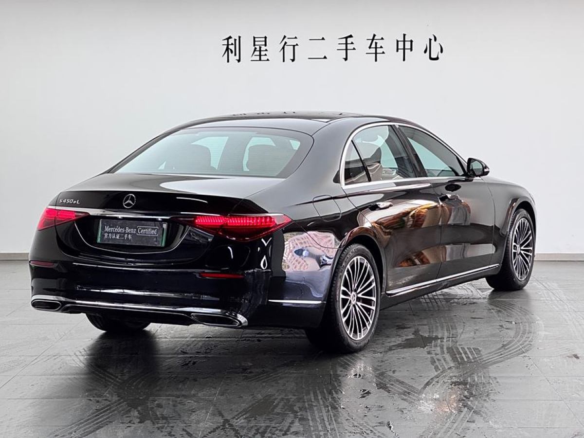 奔馳 奔馳S級(jí)新能源  2023款 改款 S 450 e L 插電式混合動(dòng)力轎車圖片