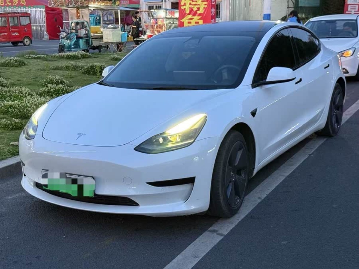 特斯拉 Model 3  2021款 改款 標(biāo)準(zhǔn)續(xù)航后驅(qū)升級版圖片