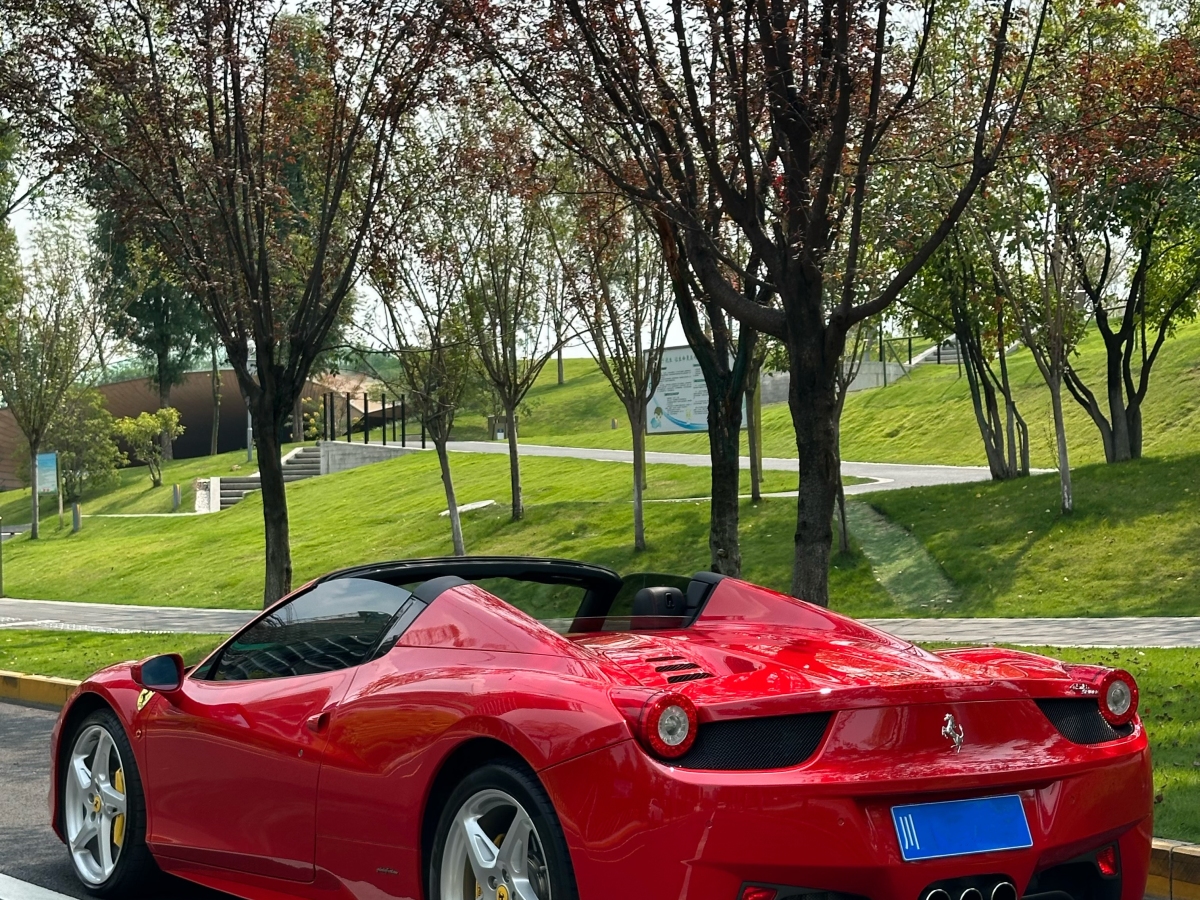 2017年9月法拉利 458  2013款 4.5L Spider