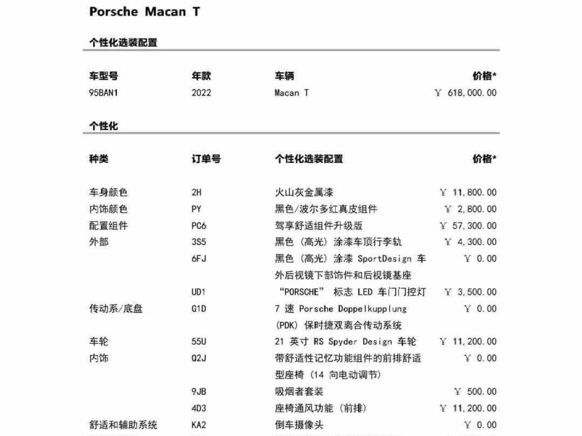 保時(shí)捷 Macan  2022款 Macan 2.0T圖片