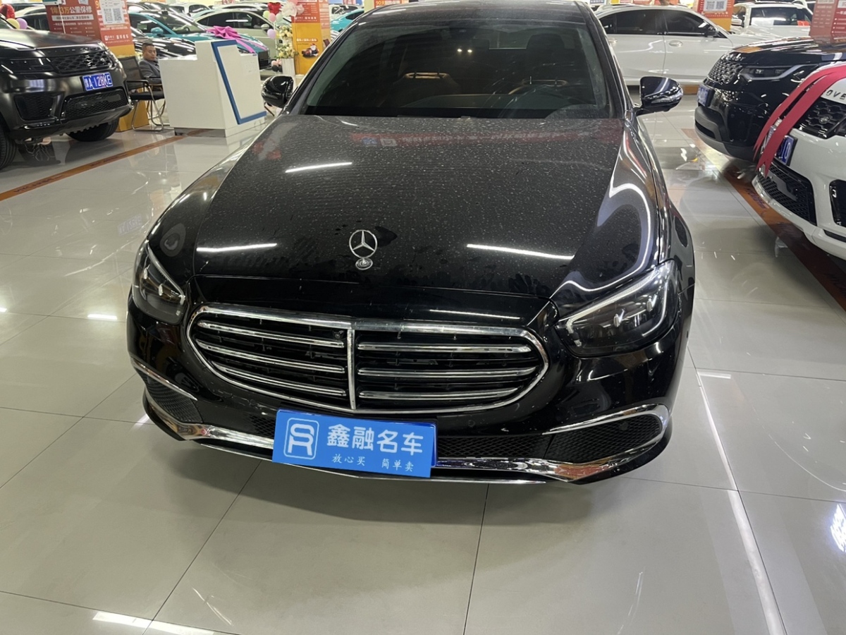 奔馳 奔馳E級  2021款 改款 E 300 L 時(shí)尚型圖片