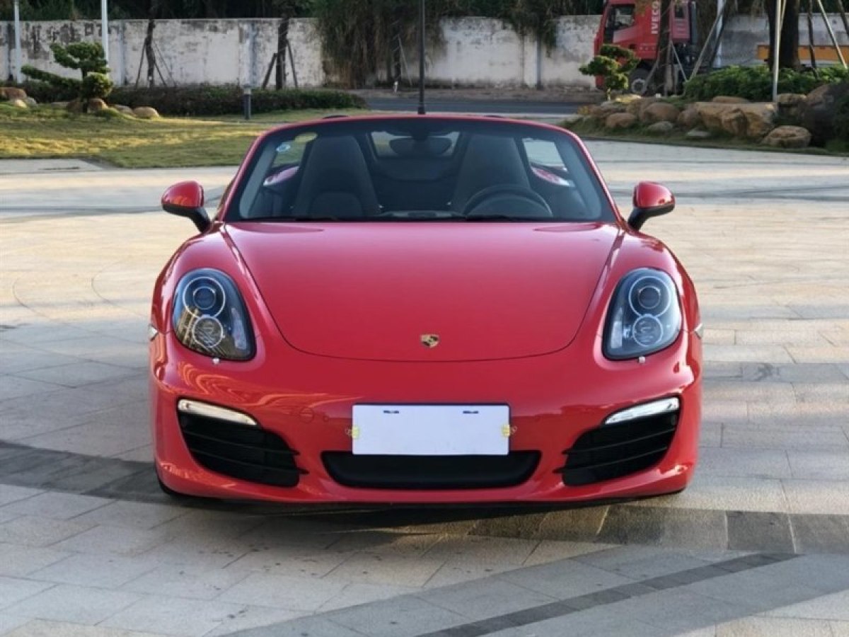 汕頭2016年8月保時捷boxster2013款boxster27l紅色自動檔