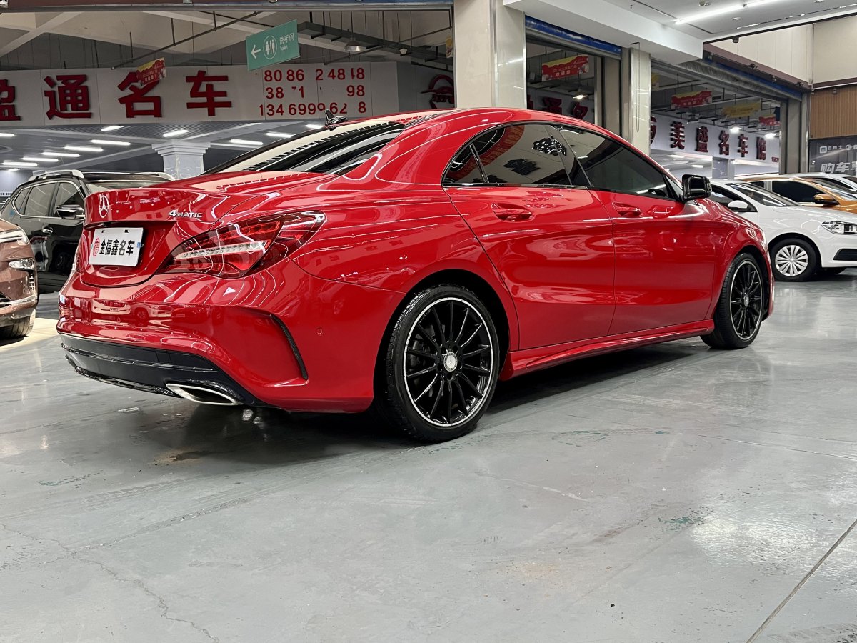 2016年9月奔馳 奔馳CLA級(jí)  2016款 改款 CLA 220 4MATIC