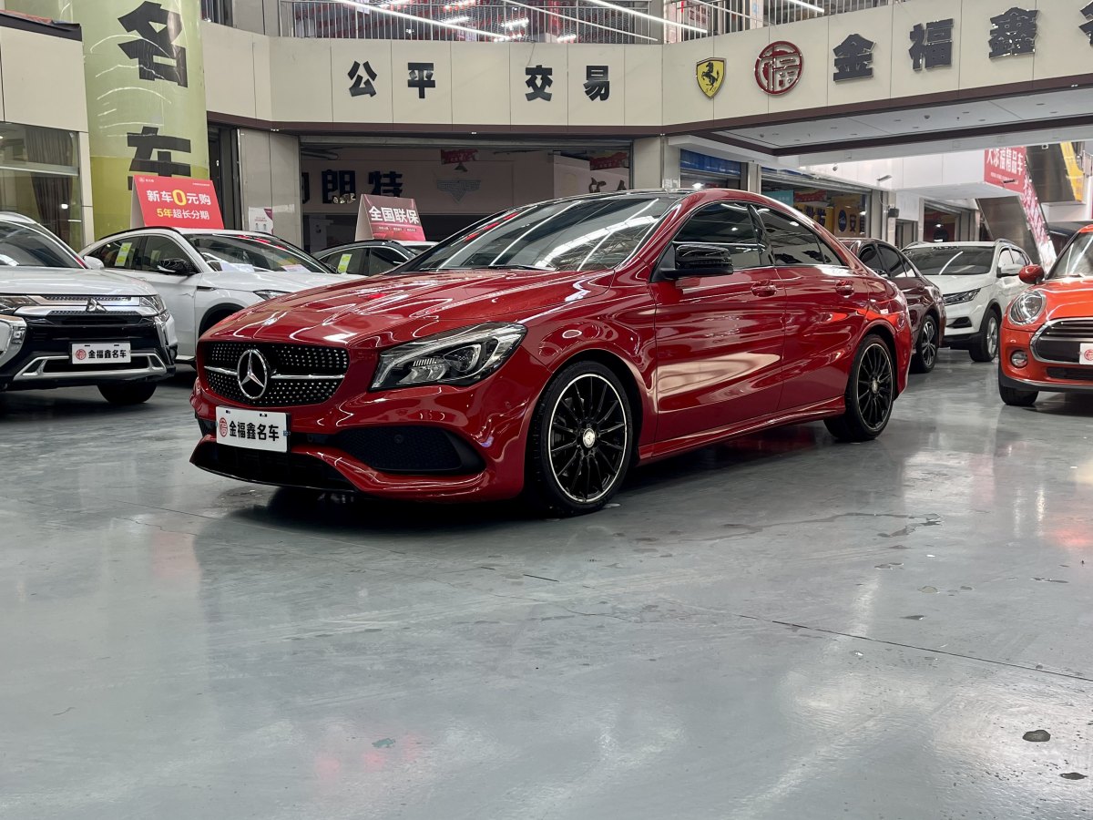 2016年9月奔馳 奔馳CLA級(jí)  2016款 改款 CLA 220 4MATIC