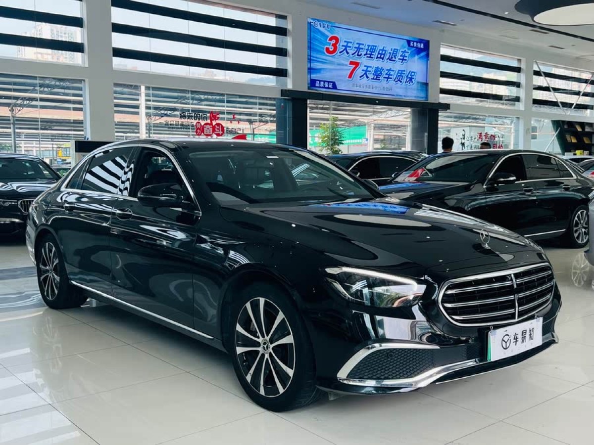 奔馳 奔馳E級(jí)新能源  2022款 改款 E 350 e L 插電式混合動(dòng)力轎車圖片