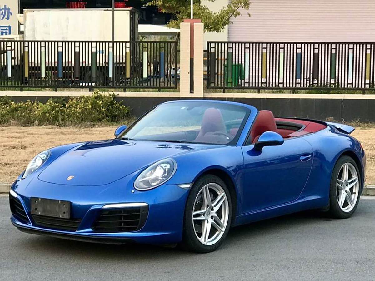 2016年8月保時(shí)捷 911  2016款 Carrera Cabriolet 3.0T