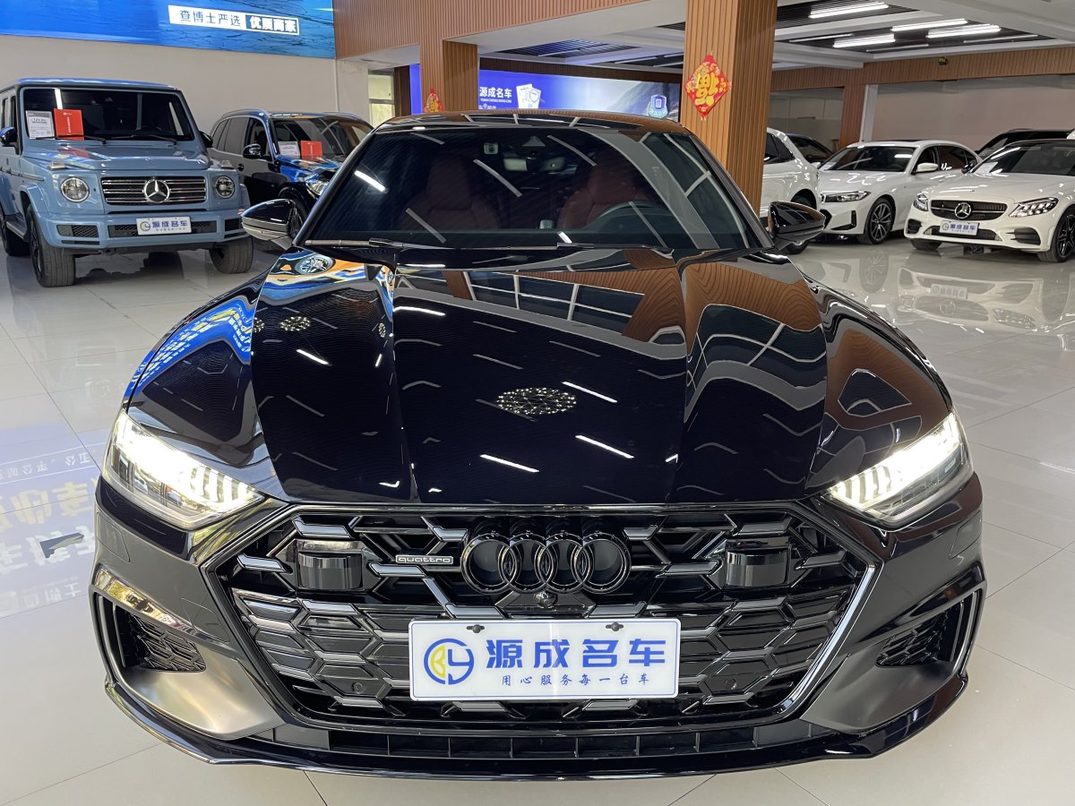 奧迪 奧迪A7L  2024款 45 TFSI quattro 黑武士版圖片