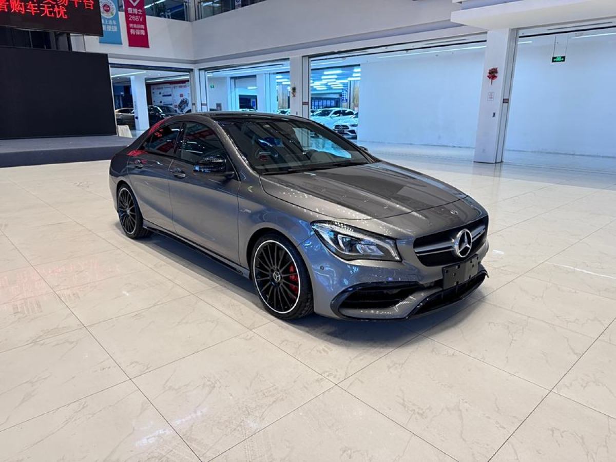 2019年6月奔馳 奔馳CLA級AMG  2017款 改款 AMG CLA 45 4MATIC