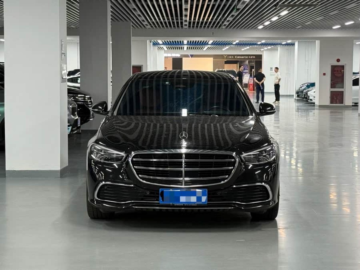 奔馳 奔馳S級  2022款 改款 S 400 L 商務(wù)型圖片