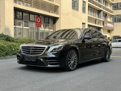 奔馳 奔馳S級  2019款 S 450 L 4MATIC